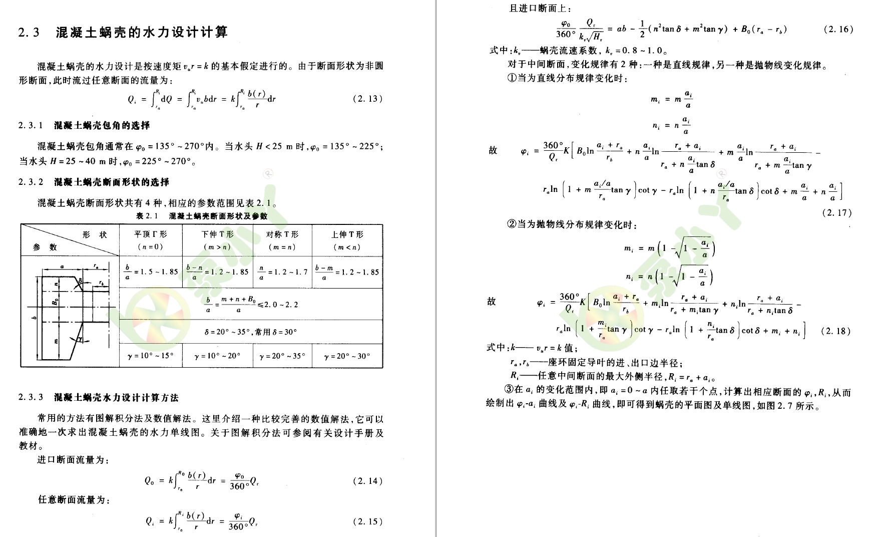 《水力机械及工程设计》PDF